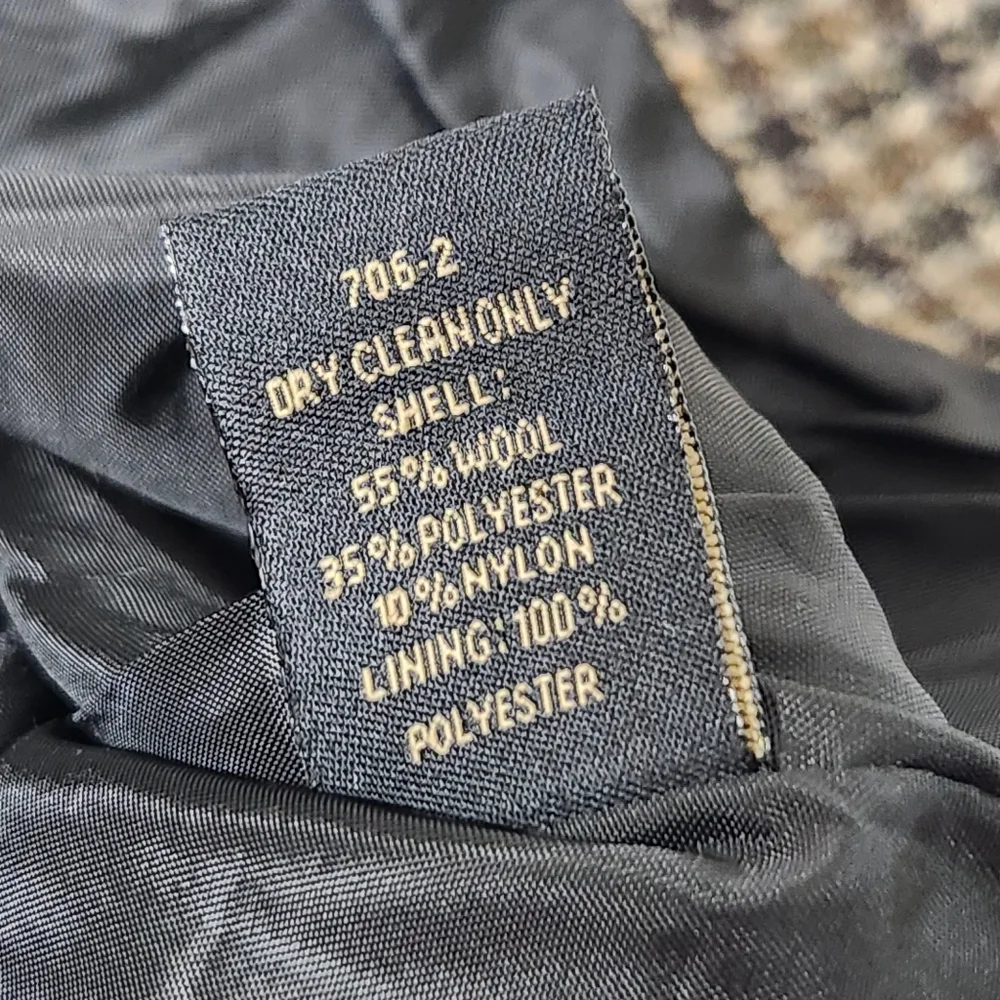 Schaefer Outfitter Laramie Western Wool Blend Vest 3XL Gun Club Houndstooth New - Picture 9 of 11